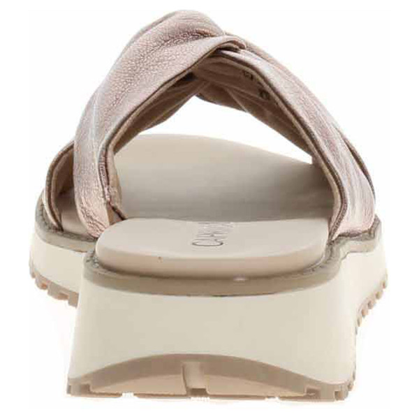 detail Dámske papuče Caprice 9-27202-42 taupe metallic