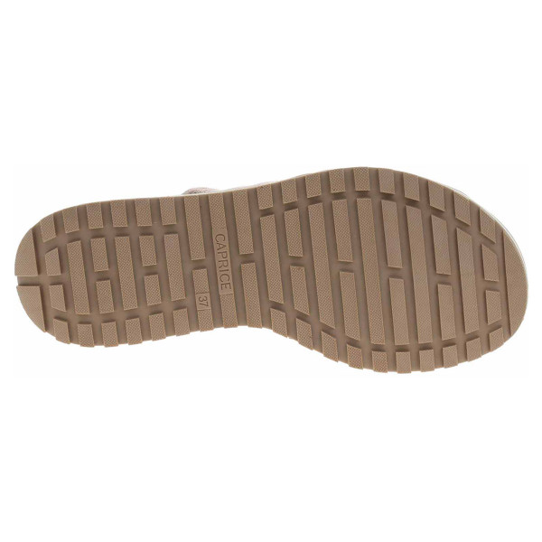 detail Dámske papuče Caprice 9-27202-42 taupe metallic