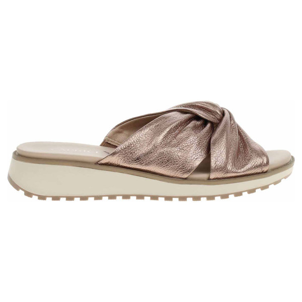 detail Dámske papuče Caprice 9-27202-42 taupe metallic