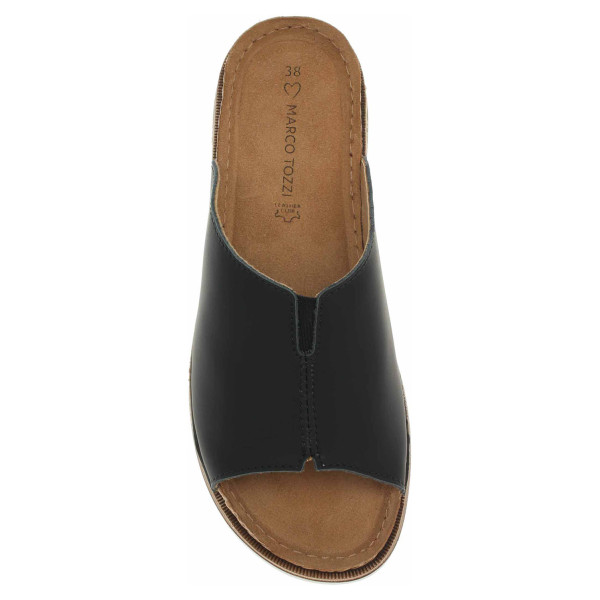 detail Dámske papuče Marco Tozzi 2-27903-42 black