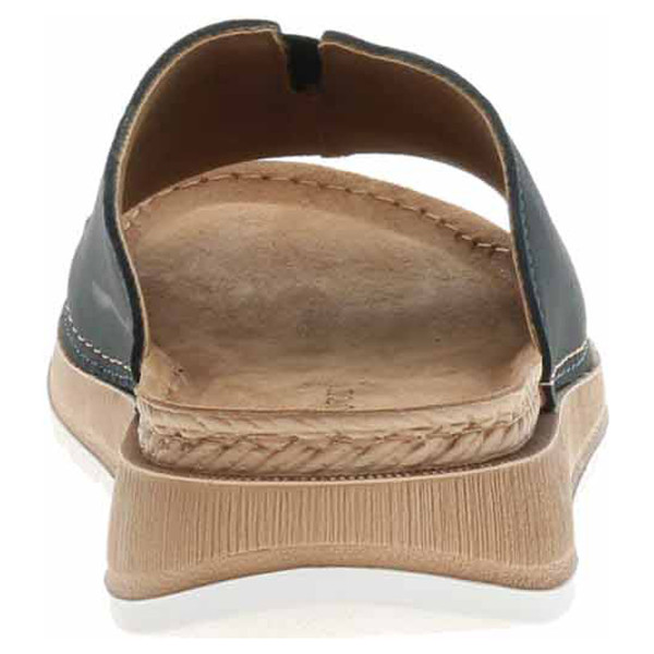 detail Dámske papuče Marco Tozzi 2-27903-42 navy nubuck