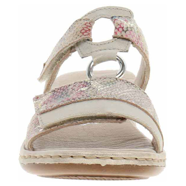 detail Dámske papuče Rieker 659X6-90 rosa