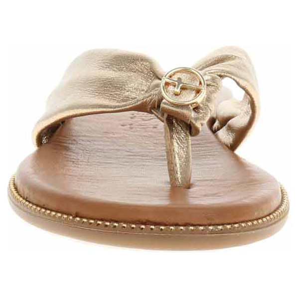 detail Dámske papuče Tamaris 1-27126-44 light gold