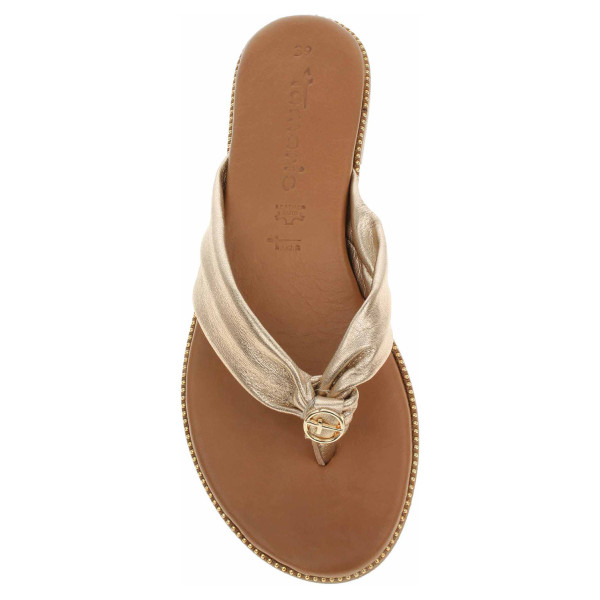 detail Dámske papuče Tamaris 1-27126-44 light gold