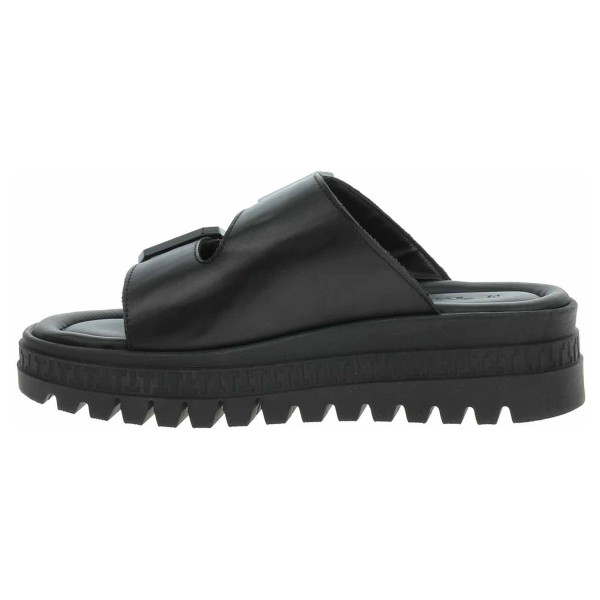 detail Dámske papuče Tamaris 1-27202-44 black leather