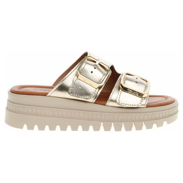 detail Dámske papuče Tamaris 1-27202-44 light gold