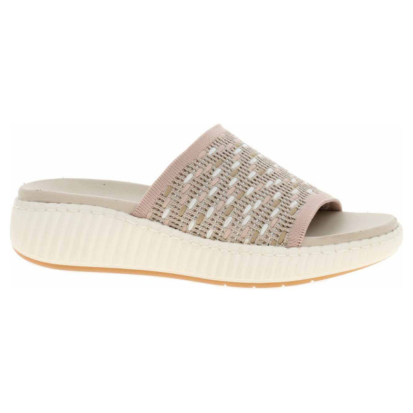 detail Dámske papuče Jana 8-27260-44 beige comb