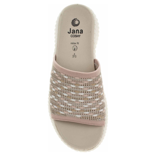 detail Dámske papuče Jana 8-27260-44 beige comb
