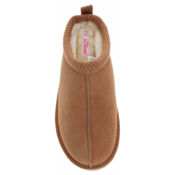 detail Dámske papuče s.Oliver 5-27104-43 cognac