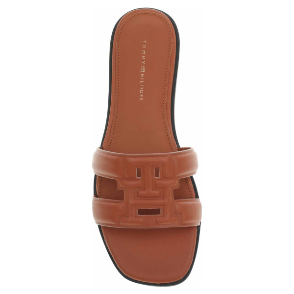 detail Dámske papuče Tommy Hilfiger FW0FW08671 GPA Cinnamon Bark