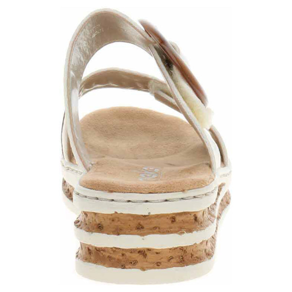 detail Dámske papuče Rieker 62993-80 weiss