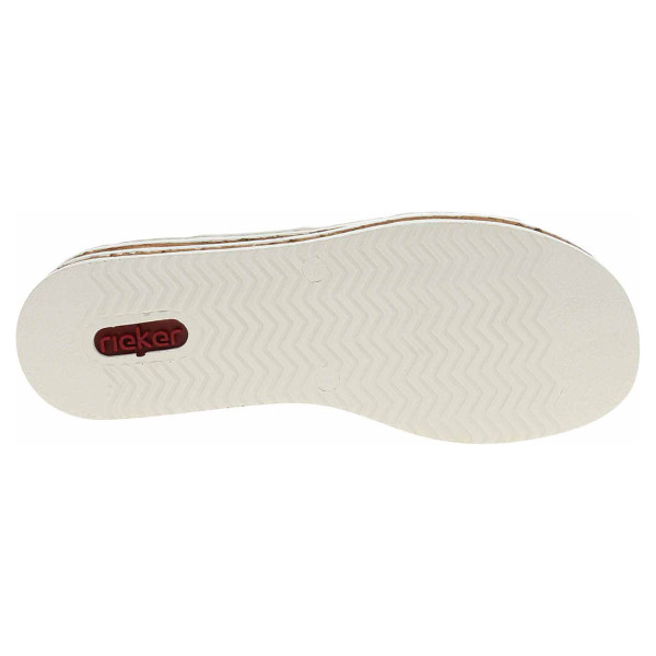 detail Dámske papuče Rieker 62993-80 weiss