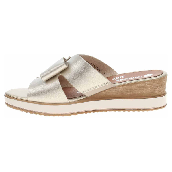 detail Dámske papuče Remonte D6456-92 gold