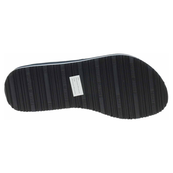 detail Dámske plážové papuče Tommy Hilfiger FW0FW07148 DW6 Space Blue