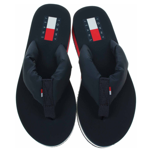 detail Dámske plážové papuče Tommy Hilfiger EN0EN02114 C87 Twilight Navy