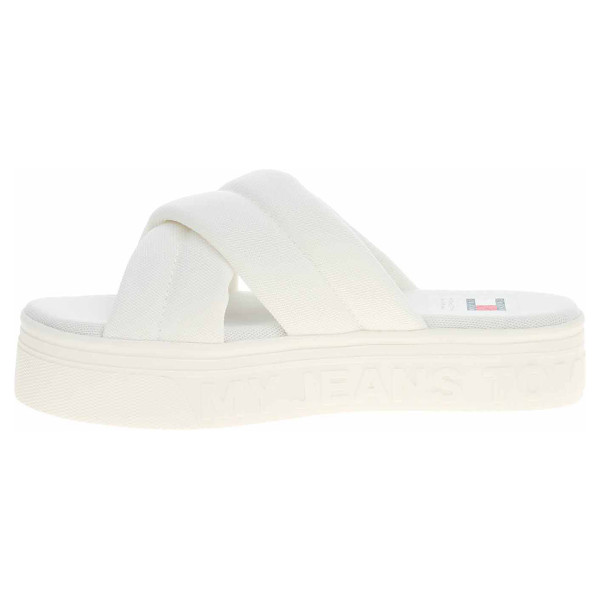 detail Dámske papuče Tommy Hilfiger EN0EN02465 Ecru
