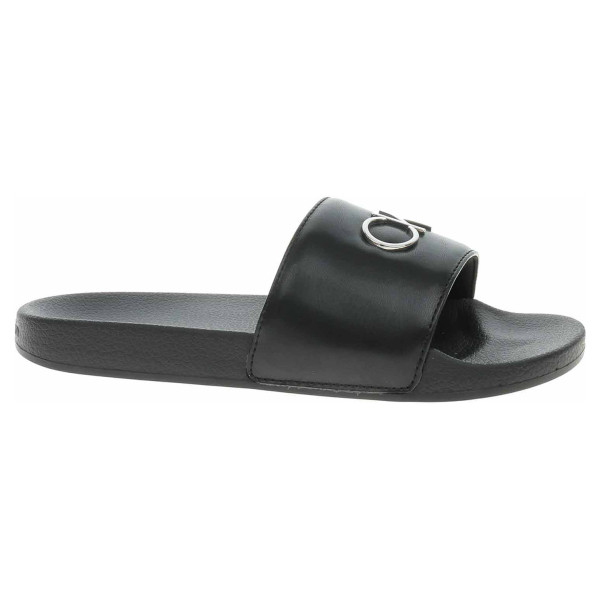 detail Dámske papuče Calvin Klein HW0HW01509 0GS Black-Silver