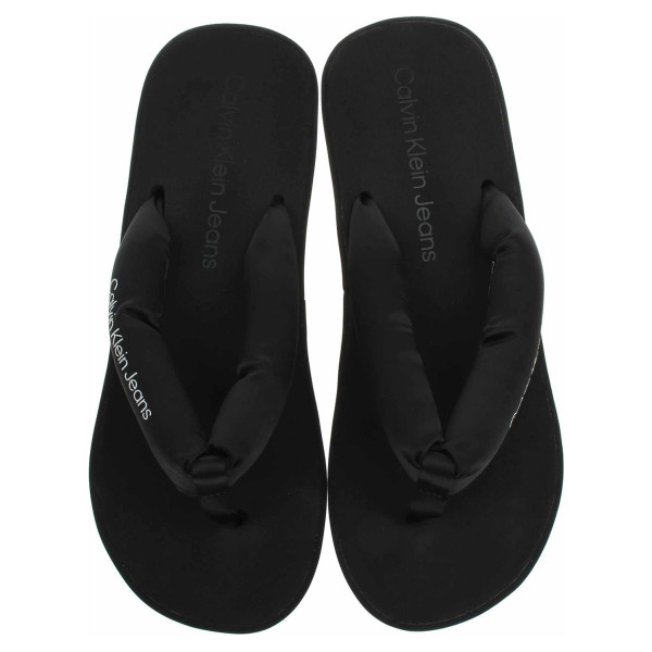 detail Plážové papuče Calvin Klein YW0YW013970GM Black-Bright White