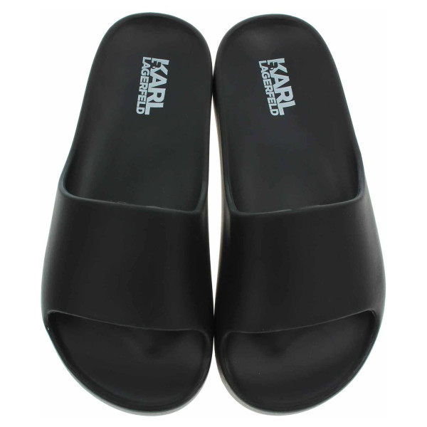 detail Dámske plážové papuče Karl Lagerfeld KL86000 VG0 black eco
