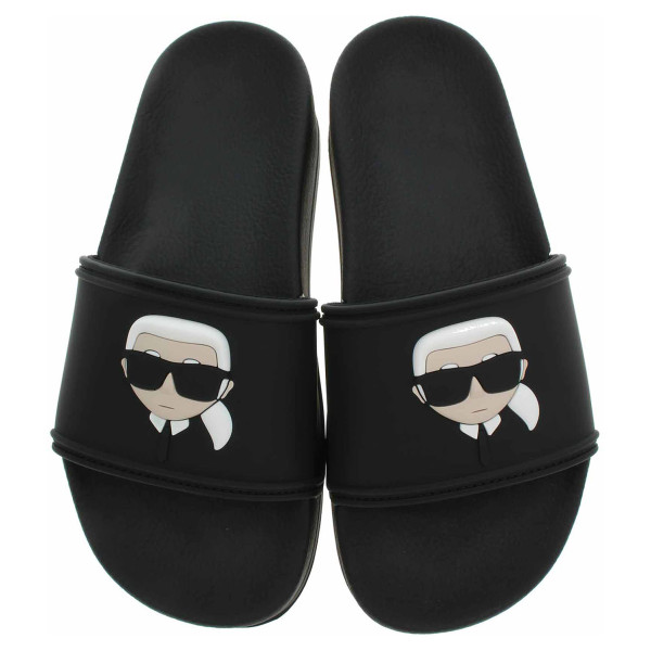 detail Karl Lagerfeld dámské plážové KL80805A V00 Black Rubber