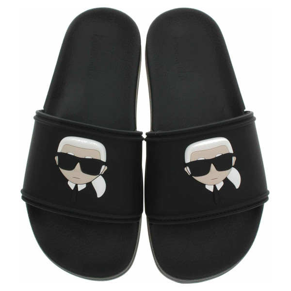detail Karl Lagerfeld dámské plážové KL80905A V00 Black Rubber