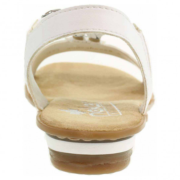 detail Dámske sandále Rieker 63453-80 weiss