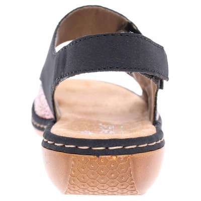 detail Dámske sandále Rieker 65989-14 blau