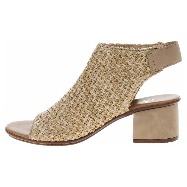 detail Dámske sandále Rieker 64670-60 beige