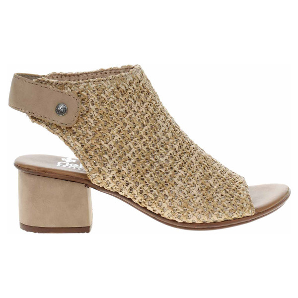 detail Dámske sandále Rieker 64670-60 beige