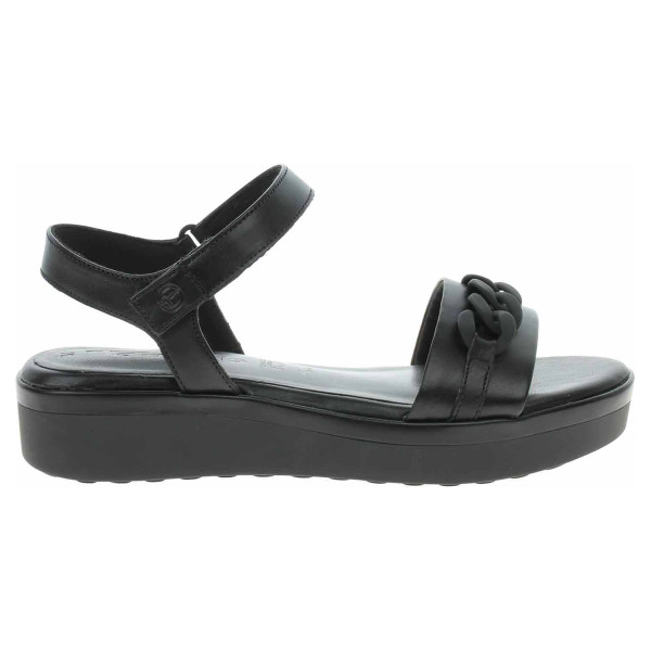 detail Dámske sandále Tamaris 1-28267-30 black leather