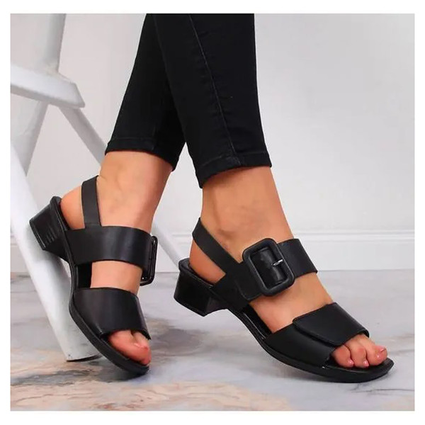 detail Dámske sandále Rieker 62663-01 schwarz