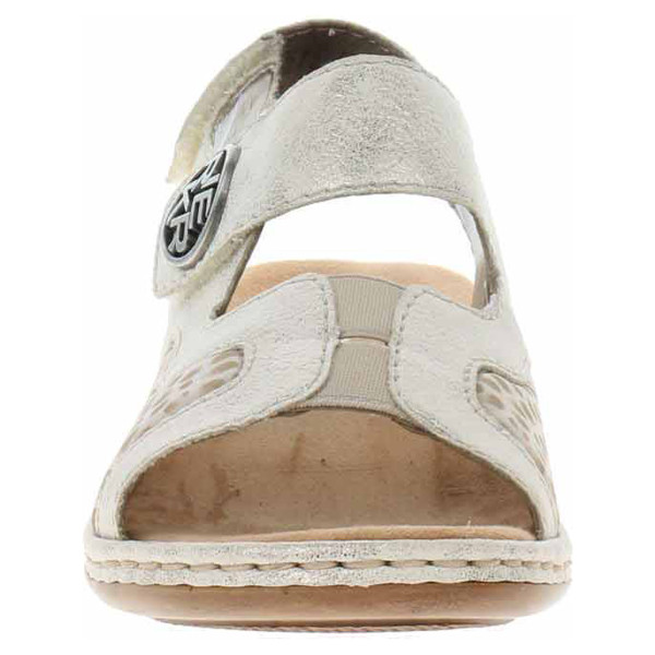 detail Dámske sandále Rieker 65989-90 beige