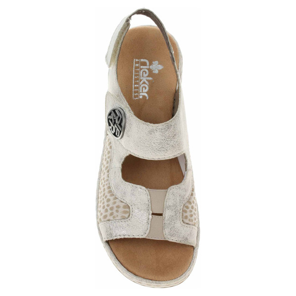 detail Dámske sandále Rieker 65989-90 beige