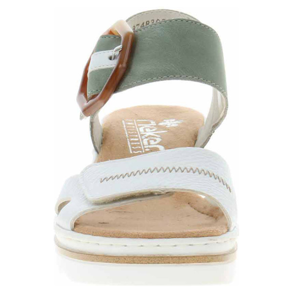 detail Dámske sandále Rieker 67476-81 grun kombi