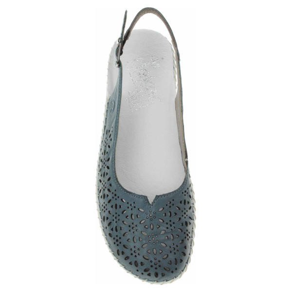 detail Dámske baleriny Rieker 44861-12 blau