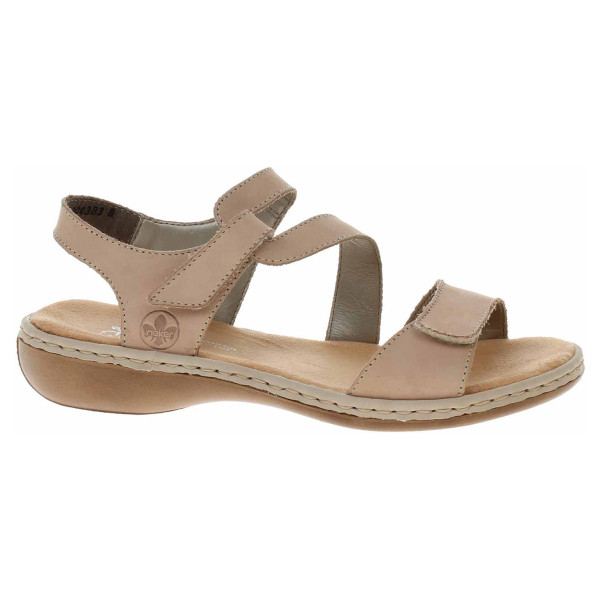 Dámske sandále Rieker 659C7-60 beige