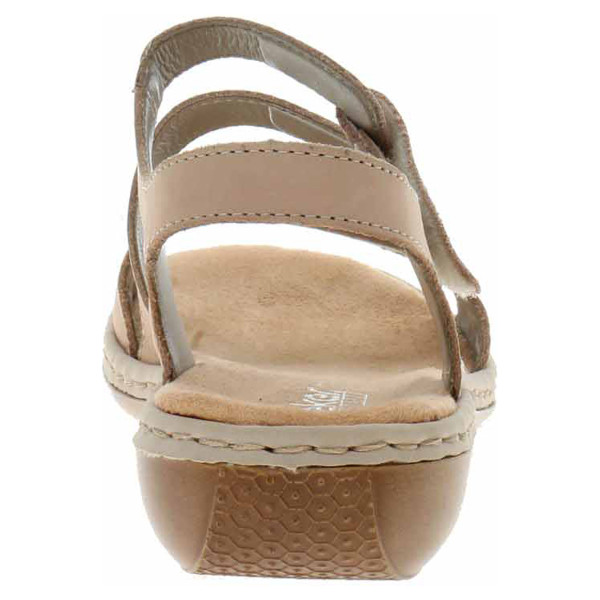 detail Dámske sandále Rieker 659C7-60 beige