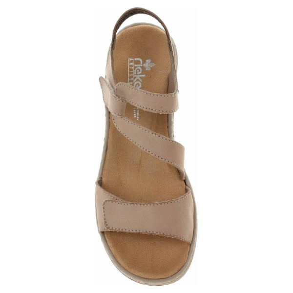 detail Dámske sandále Rieker 659C7-60 beige
