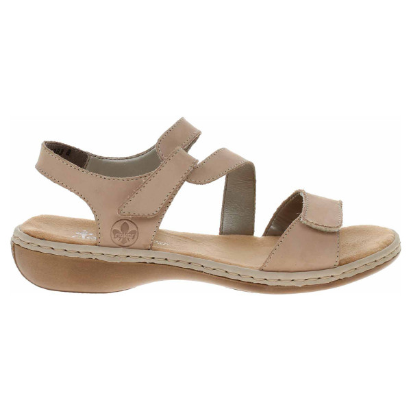 detail Dámske sandále Rieker 659C7-60 beige