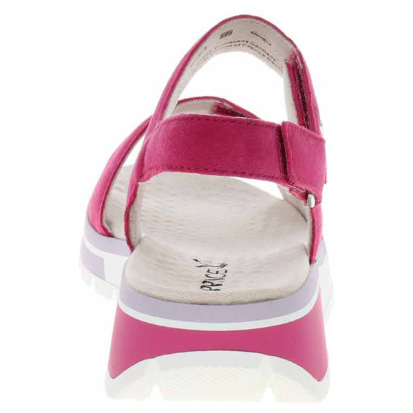 detail Dámske sandále Caprice 9-28705-20 fuchsia suede