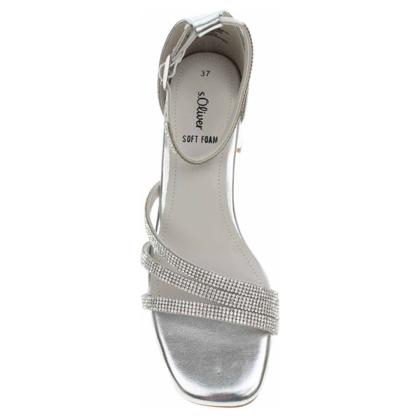 detail Dámska spoločenské topánky s.Oliver 5-28206-42 silver