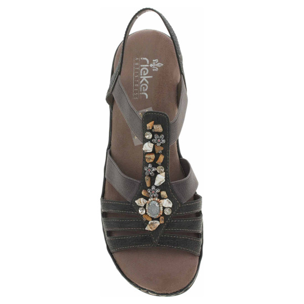detail Dámske sandále Rieker 62949-45 grau