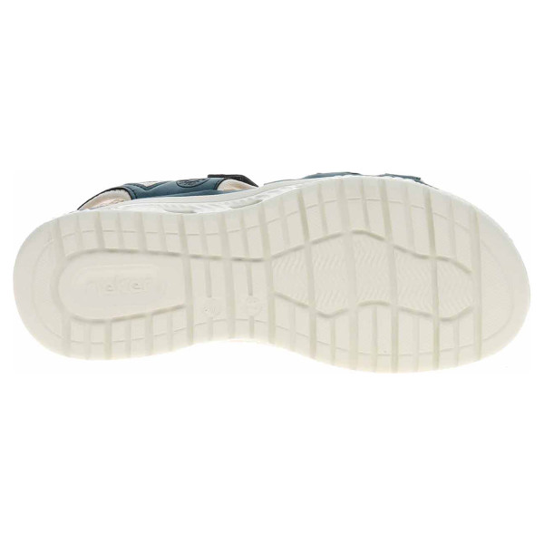 detail Dámske sandále Rieker 64066-14 blau kombi