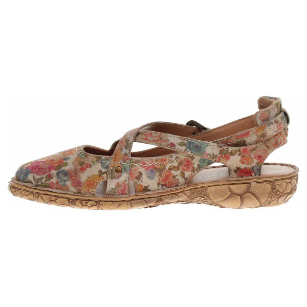 detail Dámske sandále Josef Seibel 79513 370202 beige-multi
