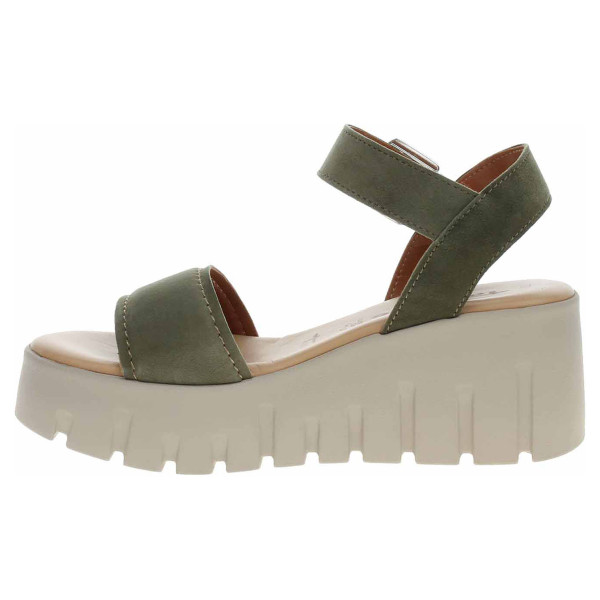 detail Dámske sandále Tamaris 1-28712-42 olive suede
