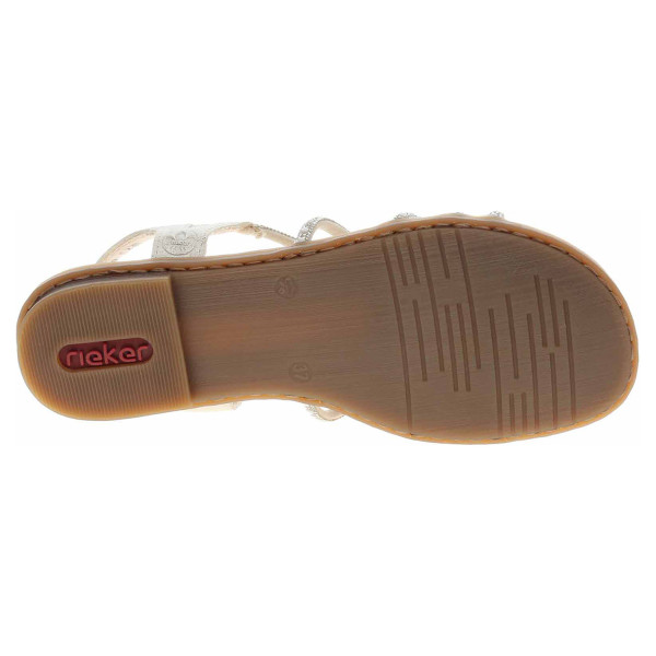 detail Dámske sandále Rieker 64270-60 beige