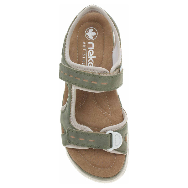 detail Dámske sandále Rieker 64066-52 grun kombi