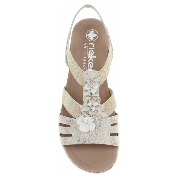 detail Dámske sandále Rieker V3788-60 beige