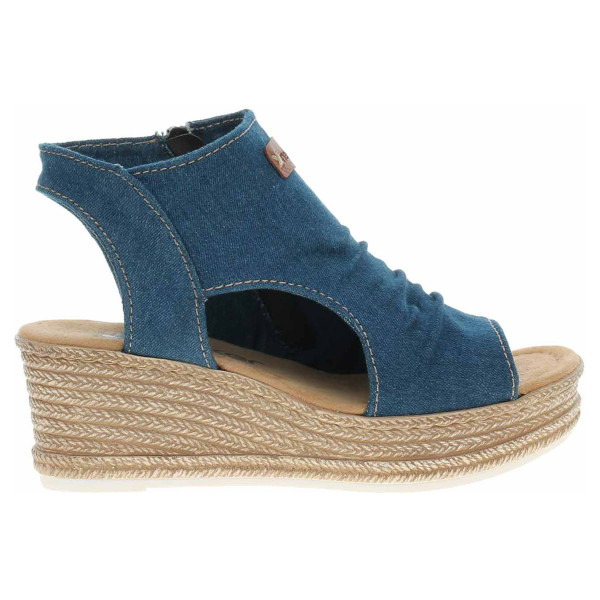 detail Dámske sandále Rieker 68791-12 blau