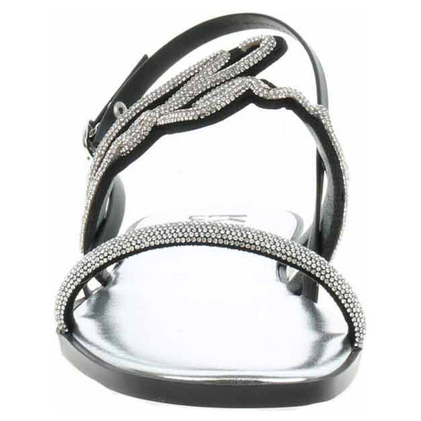 detail Dámske sandále Karl Lagerfeld KL87425 GSL heavy glitter silver